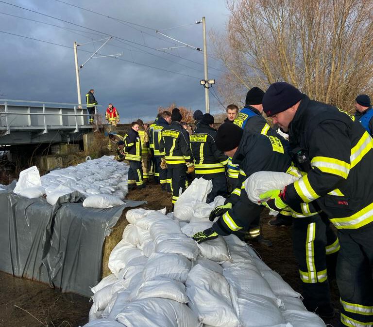 Januar 2024 Hochwasser in Mansfeld-Südharz